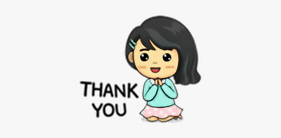 #thank You - Cartoon, Transparent Clipart