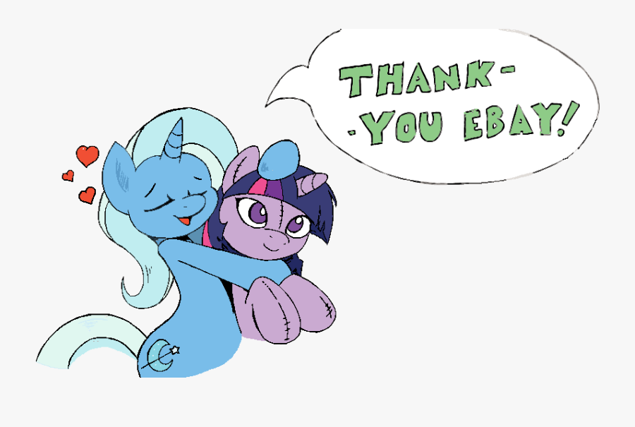 Thank -you Ebay Twilight Sparkle Rarity Pony Cartoon - Cartoon, Transparent Clipart