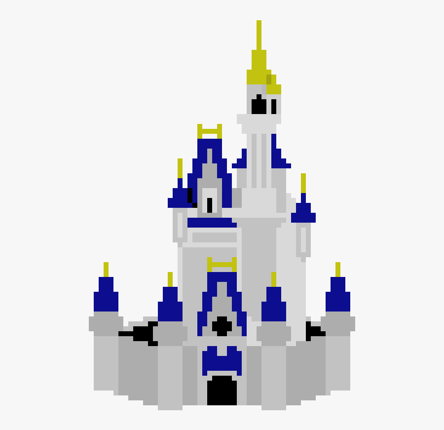 Magic Kingdom Pixel Art, Transparent Clipart