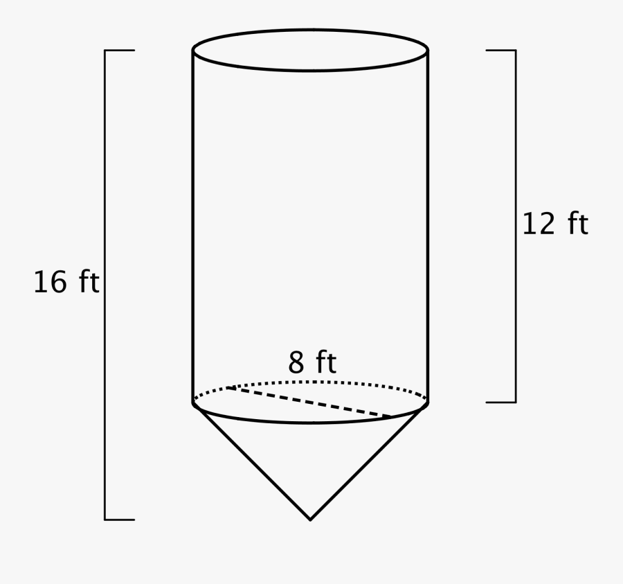 Transparent Grain Silo Clipart - Line Art, Transparent Clipart