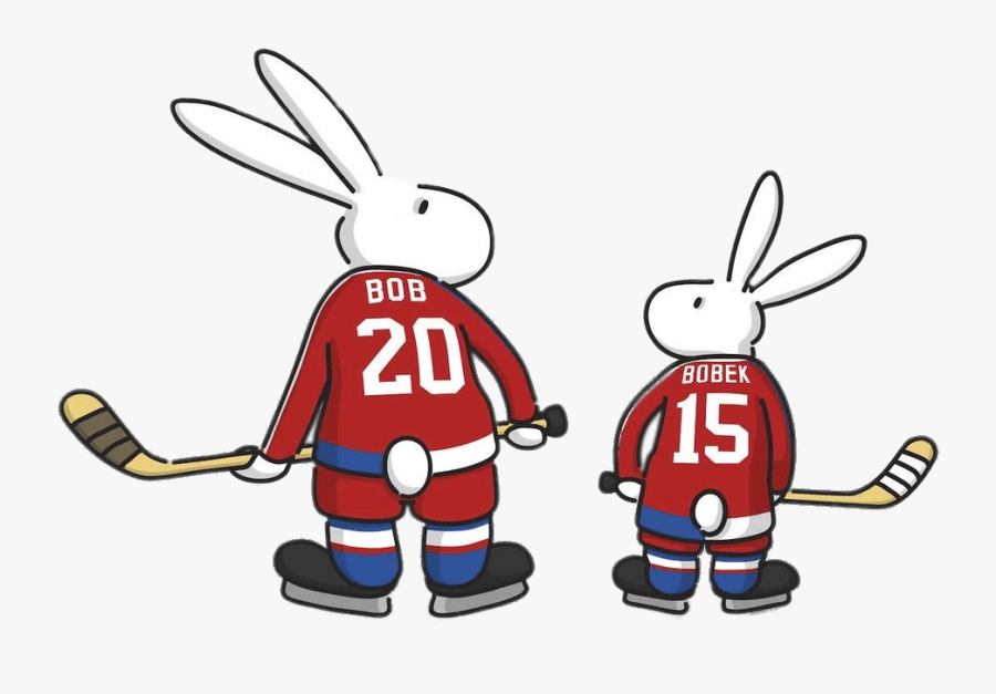 Bob And Bobek Playing Ice Hockey - Bob A Bobek Hokej, Transparent Clipart