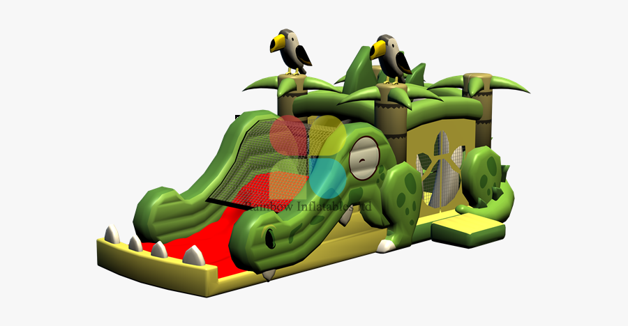 Cartoon Inflatable Water Slides Commercial Inflatable - Cartoon, Transparent Clipart