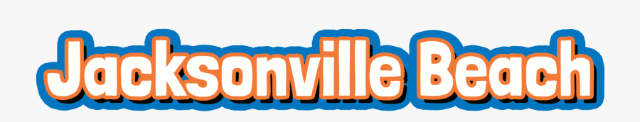 Jacksonville Beach Logo, Transparent Clipart