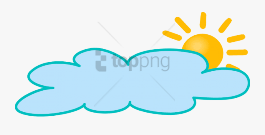 Free Png Sun And Clouds Clipart Png Png Image With - Cloudy Weather, Transparent Clipart