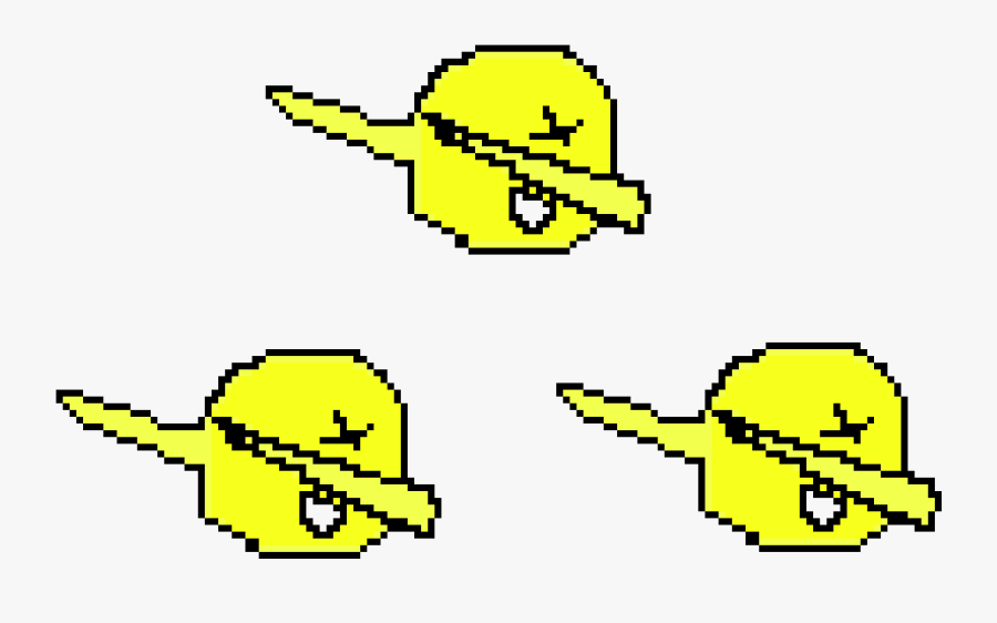 Dab Emoji Pixel Art, Transparent Clipart