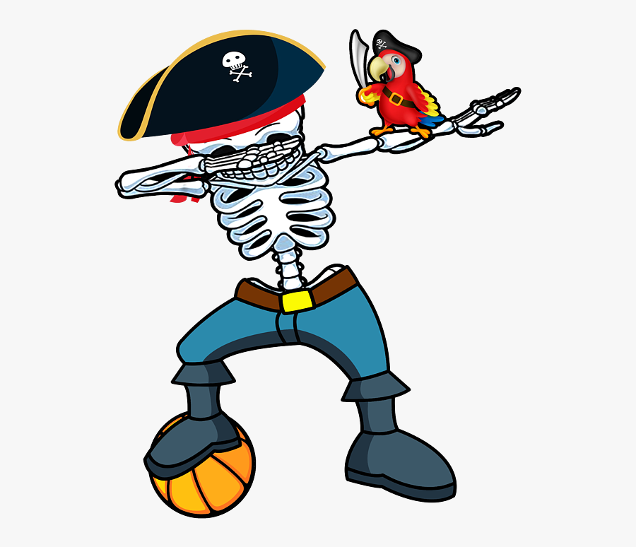 Pirate Dabbing, Transparent Clipart