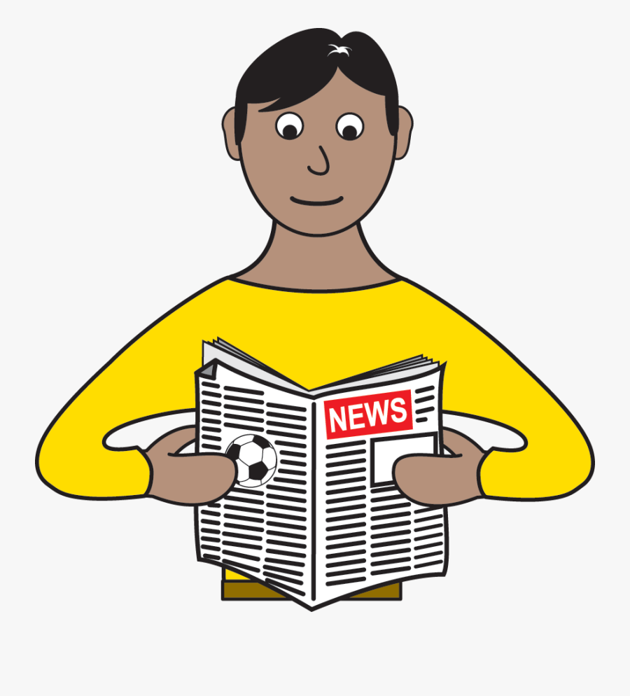 Listening To News Clipart, Transparent Clipart
