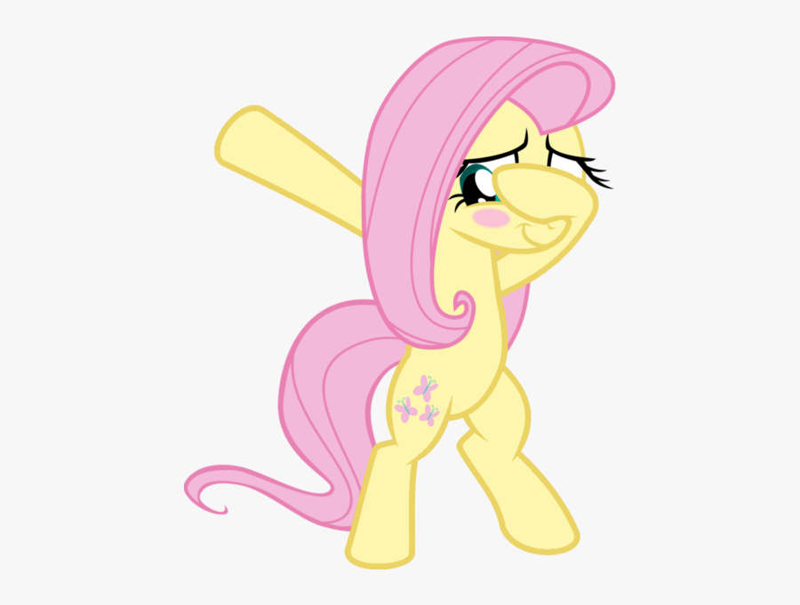Fluttershy Dabbing, Transparent Clipart