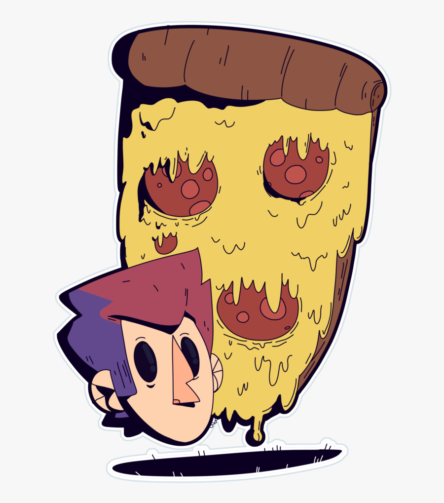 Pe Pe Pe Pepperoni Pizza By Bits Of Bots - Cartoon, Transparent Clipart