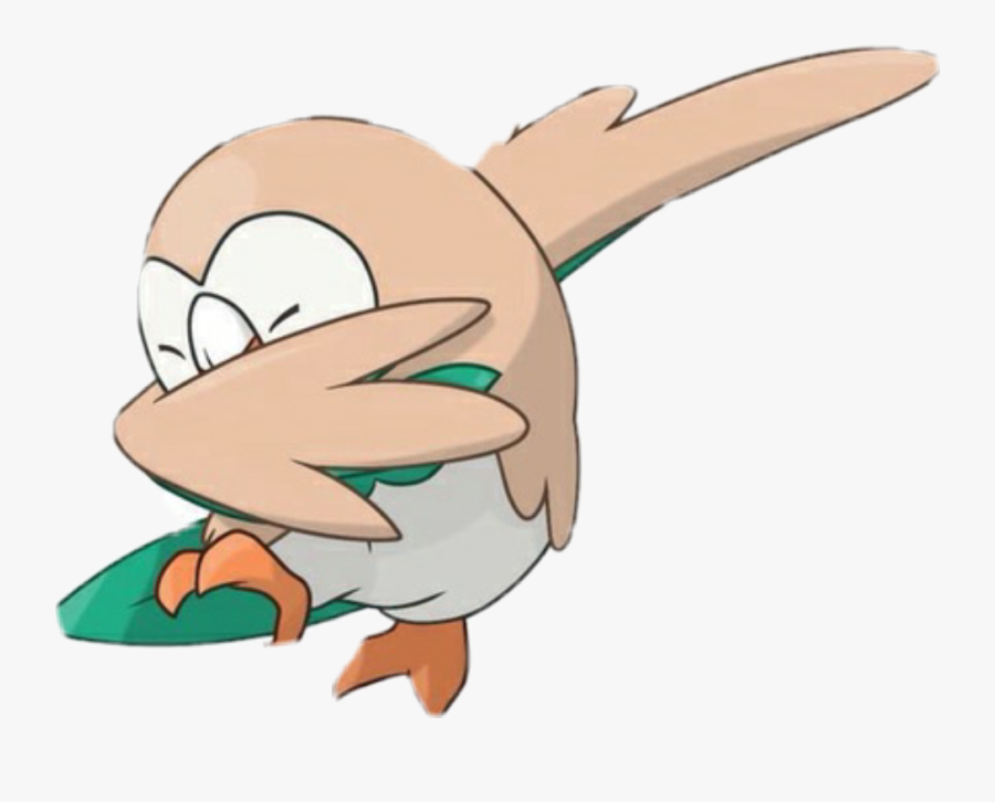 #pokemon Dab # - Rowlet Cute, Transparent Clipart