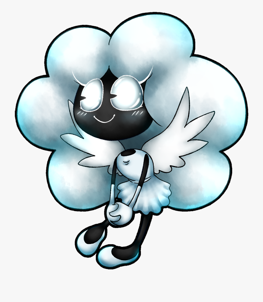 “ I Simply Love This Smol Cotton Ball, She’s Super - Cartoon, Transparent Clipart