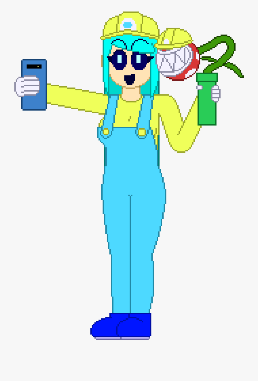 Builder Mint With Pirahna Plant, Transparent Clipart