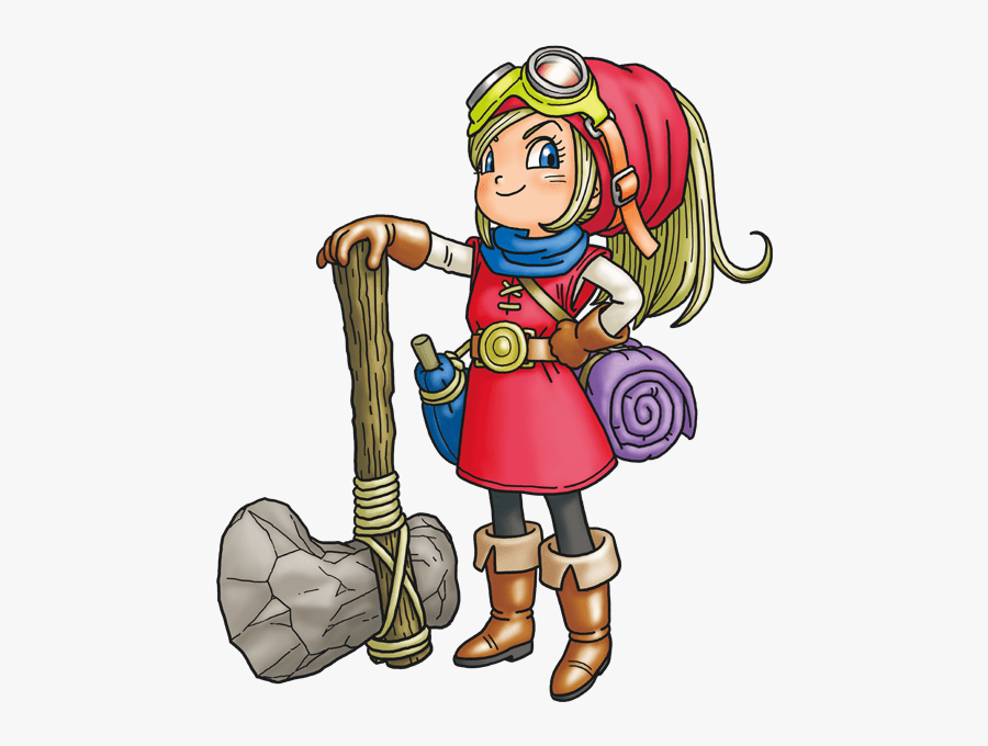 Dragon Quest Builders Girl Builder - Dragon Quest Builders Characters, Transparent Clipart