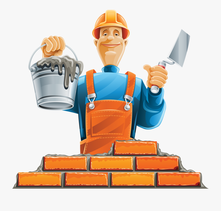Builder Clipart - Мастер Отделочных Строительных Работ, Transparent Clipart