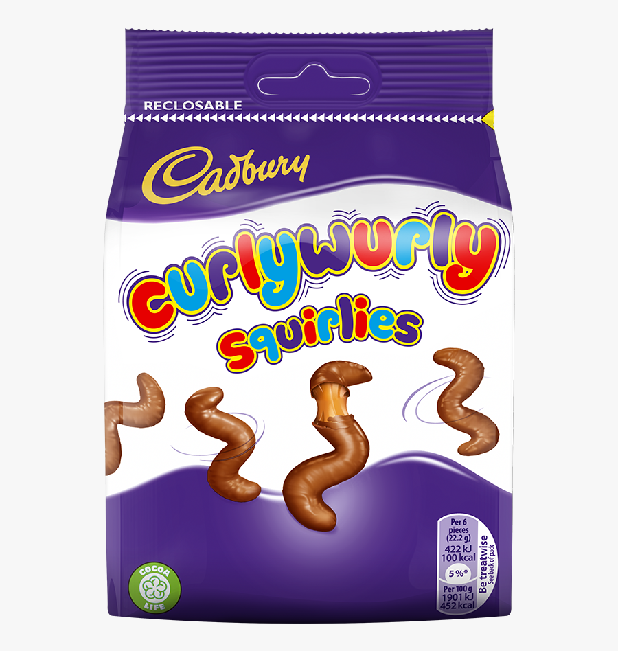 Cadbury Curly Wurly Squirlies, Transparent Clipart