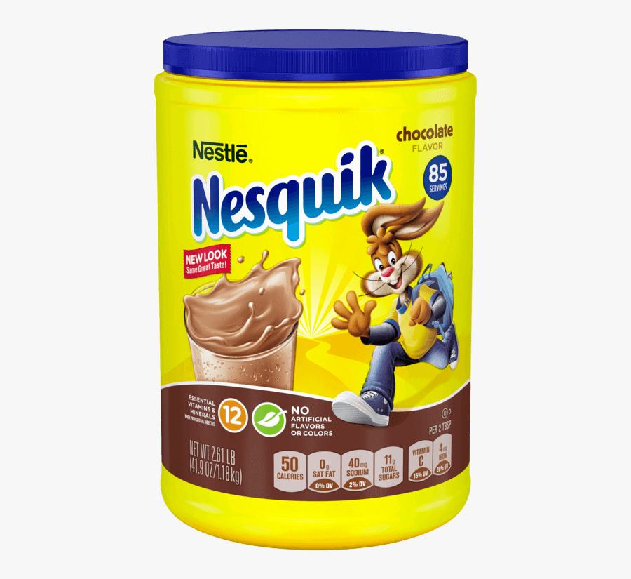 Nesquik Chocolate Powder, Transparent Clipart