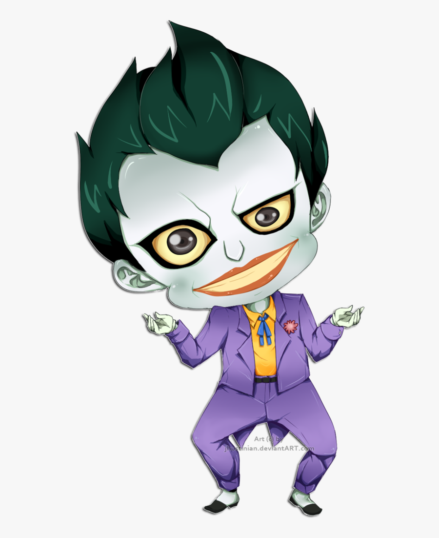 Joker Zvrn Deviantart - Chibi Batman Villains Drawings, Transparent Clipart