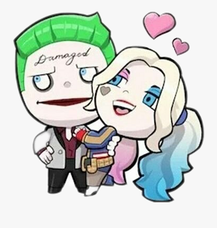 Joker And Harley Quinn Sticker Clipart , Png Download - Joker Y Harley Sticker, Transparent Clipart