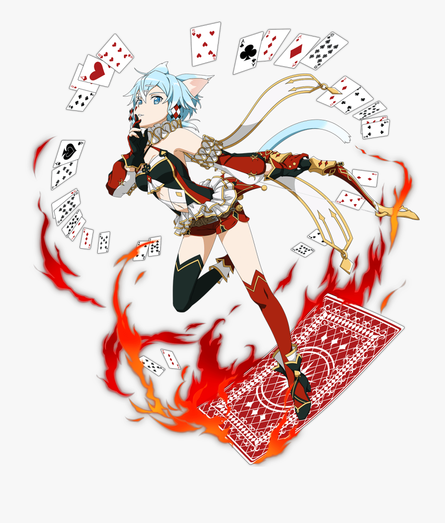 Shade Drawing Joker - Sao Memory Defrag Wild Joker Sinon, Transparent Clipart