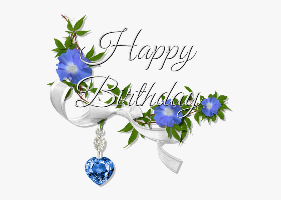 Joyeux Anniversaire Fleurs Png, Transparent Clipart