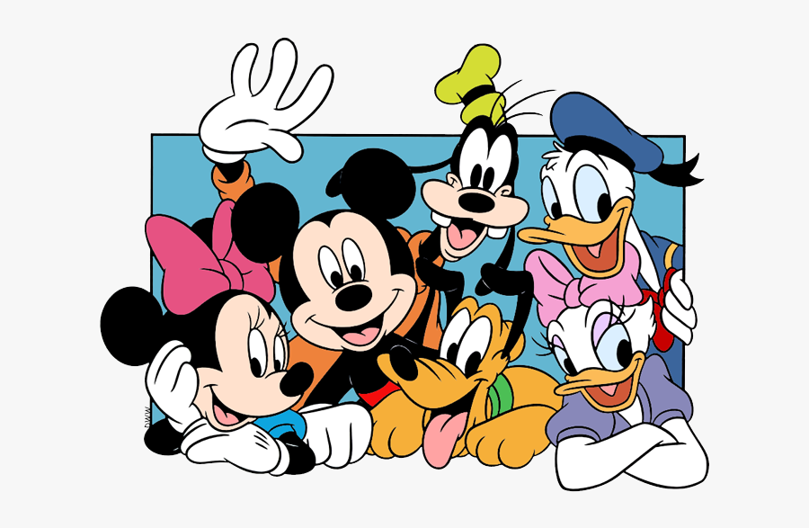 Mickey Mouse And Gang, Transparent Clipart