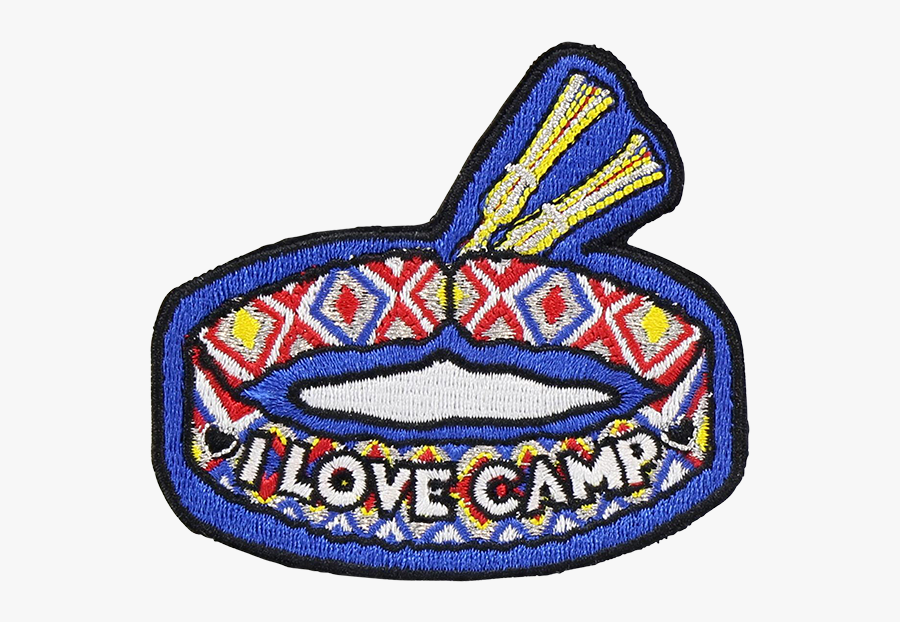 I Love Camp Bracelet Sticker Patch, Transparent Clipart