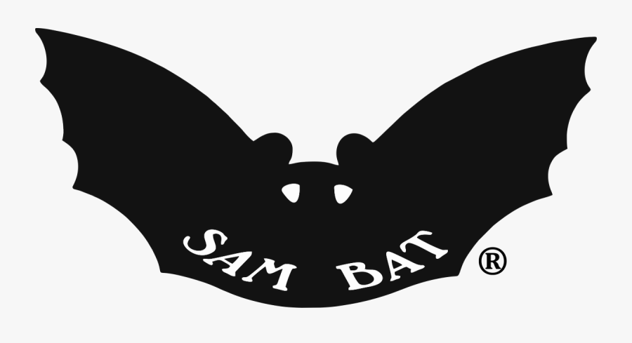 Sam Bat Baseball Logo, Transparent Clipart