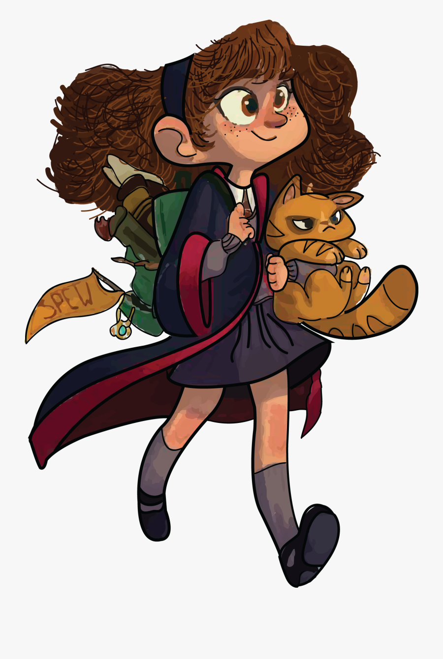 Crookshanks - Hermione Granger Character Design, Transparent Clipart