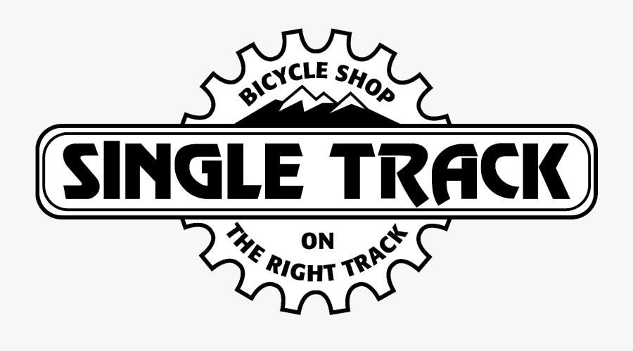 Single Track Bicycle Shop - Bike Shop Logo Png, Transparent Clipart