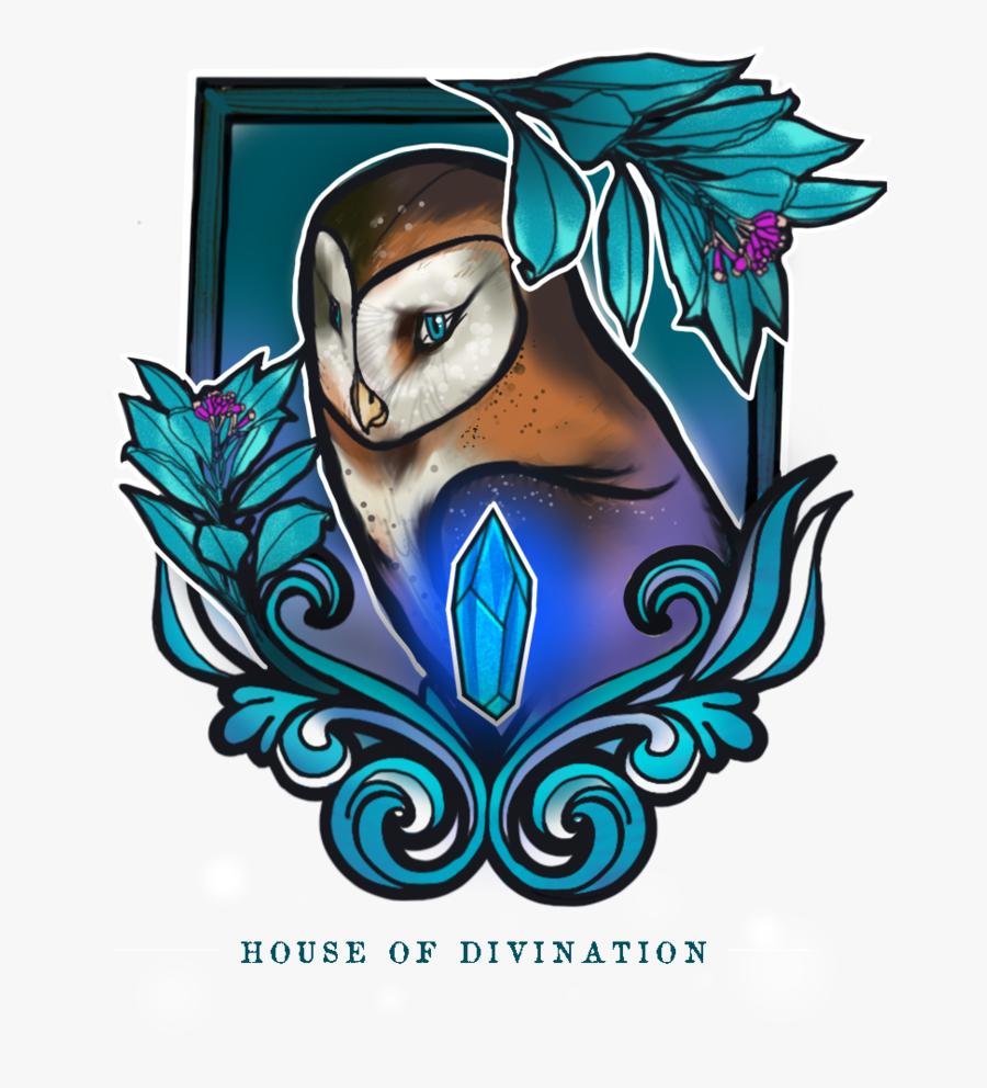 Owl Houseofdivination - Bird Of Prey, Transparent Clipart