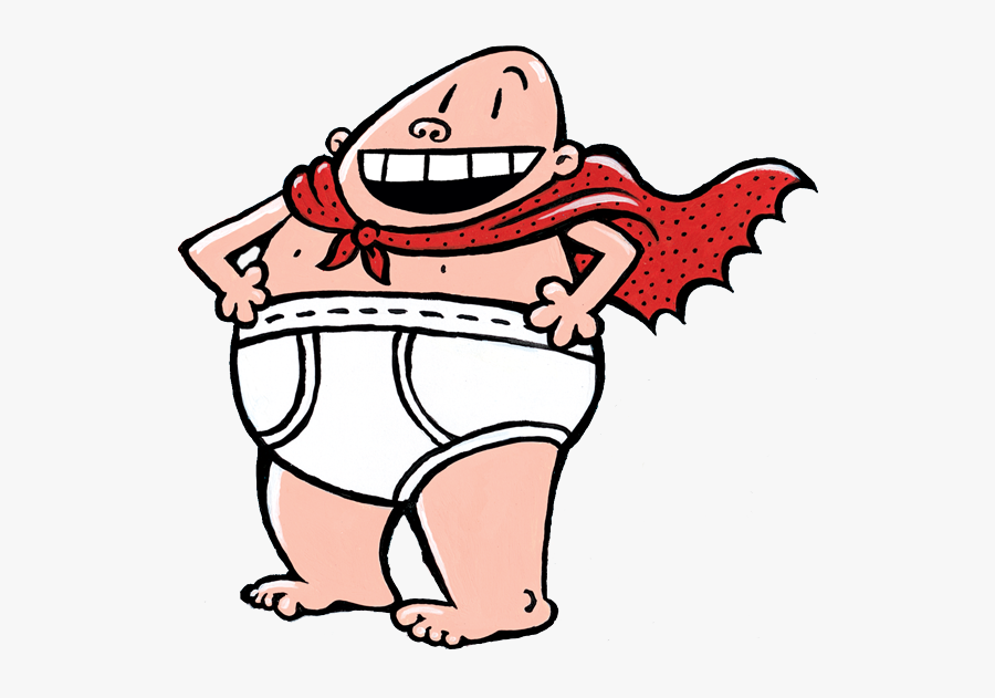 Cartoon Captain Underpants, Transparent Clipart