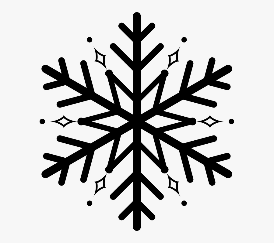 Free Snowflake Svg, Transparent Clipart