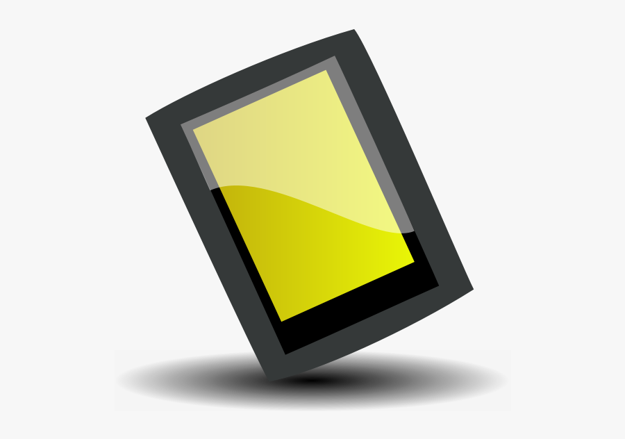 Pda Yellow And Black Png Clip Arts - Clip Art, Transparent Clipart