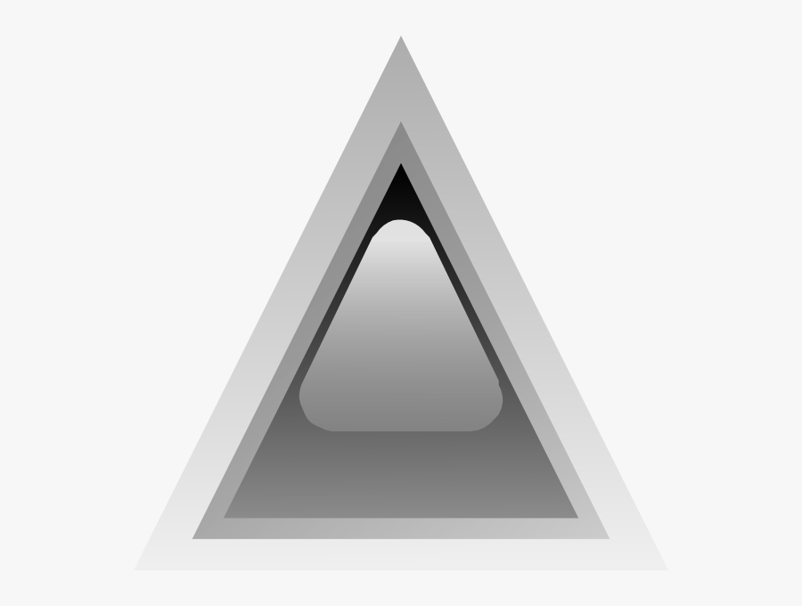 Free Vector Led Triangular 1 Clip Art - Triangular, Transparent Clipart