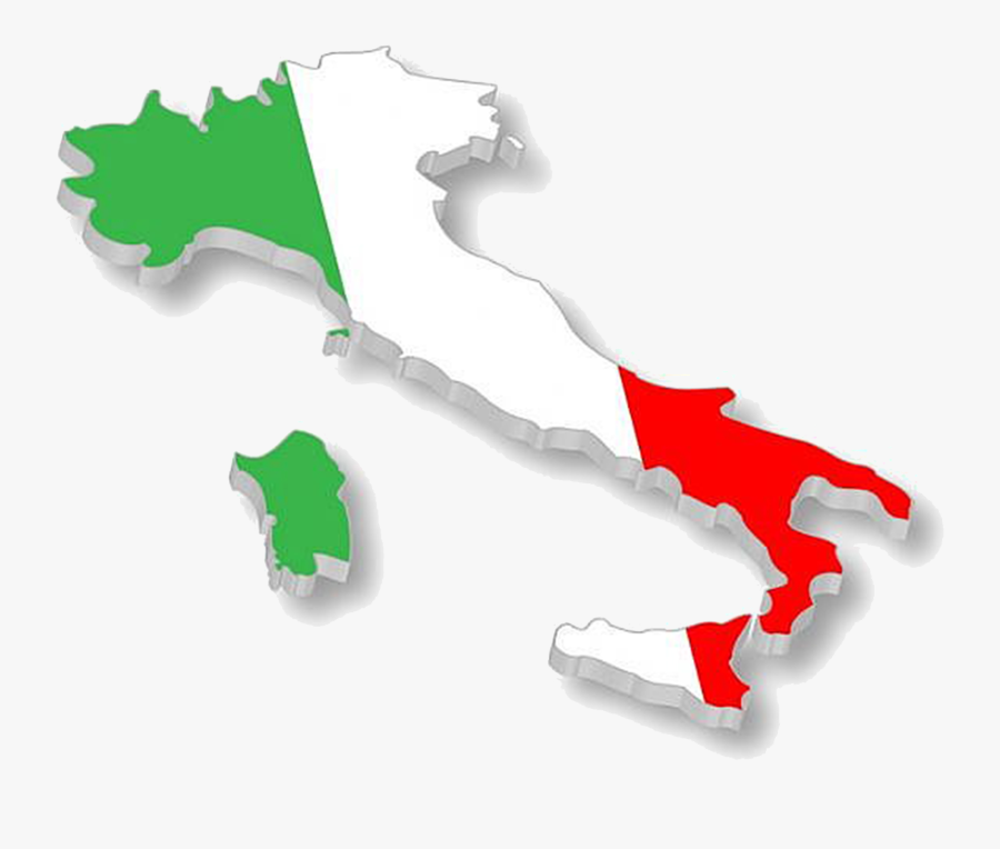 Transparent Italy Png - Italy Map 3d Png, Transparent Clipart