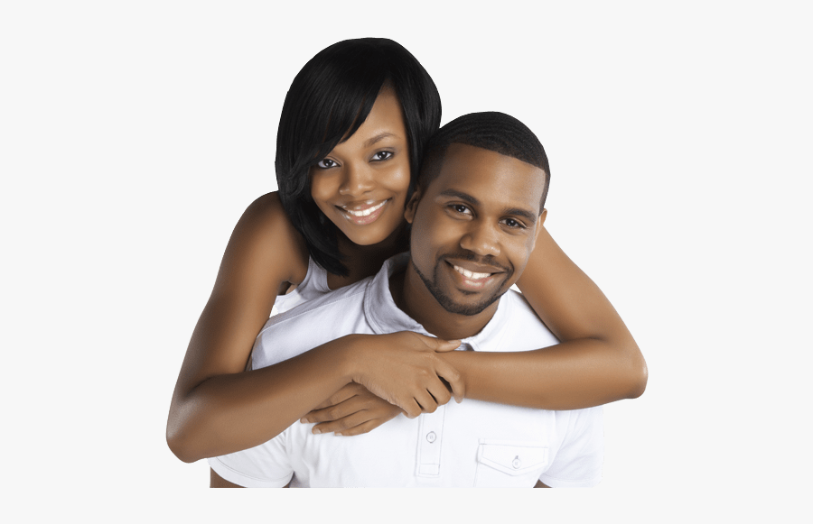 Clip Art Cute African American Girls - Black Couple Transparent Background, Transparent Clipart