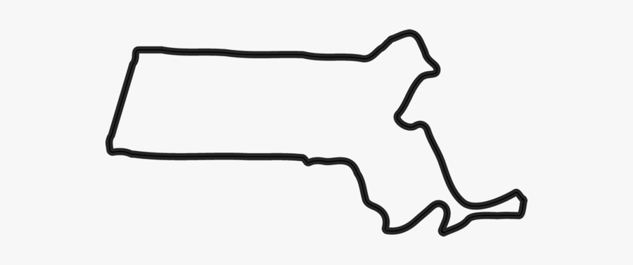 Massachusetts Outline Clip Art, Transparent Clipart