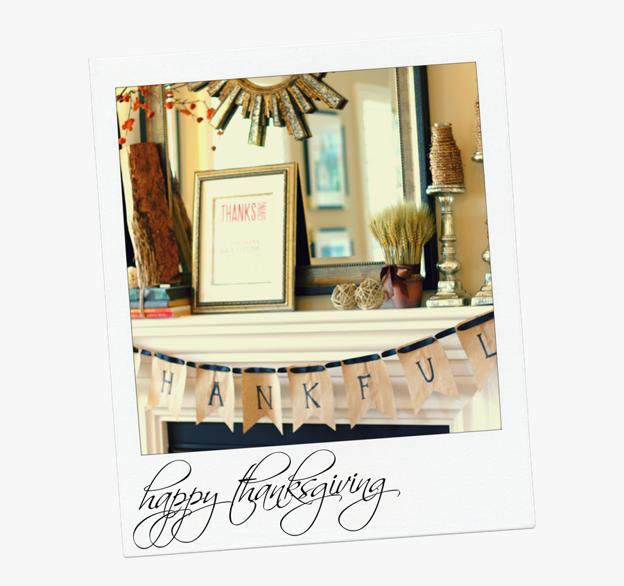Diy Thanksgiving Banner - Calligraphy, Transparent Clipart