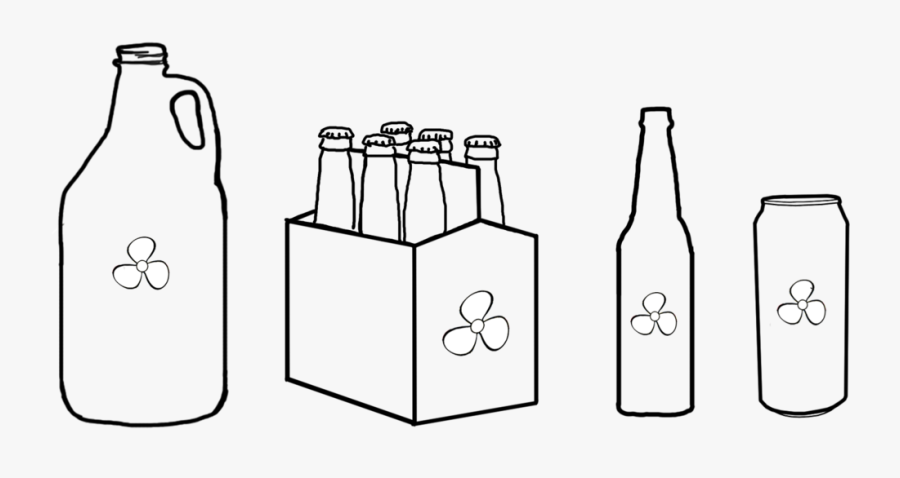 Glass Bottle, Transparent Clipart