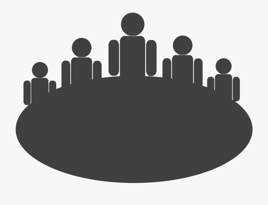 Appointment Meeting Conference Free Picture - Meeting Silhouette Png, Transparent Clipart