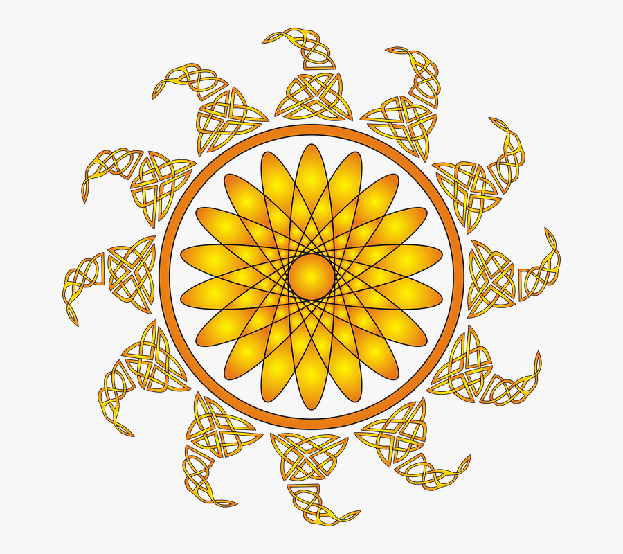 Rosette, Model, Ornament, Braid, Ornaments - Clock, Transparent Clipart