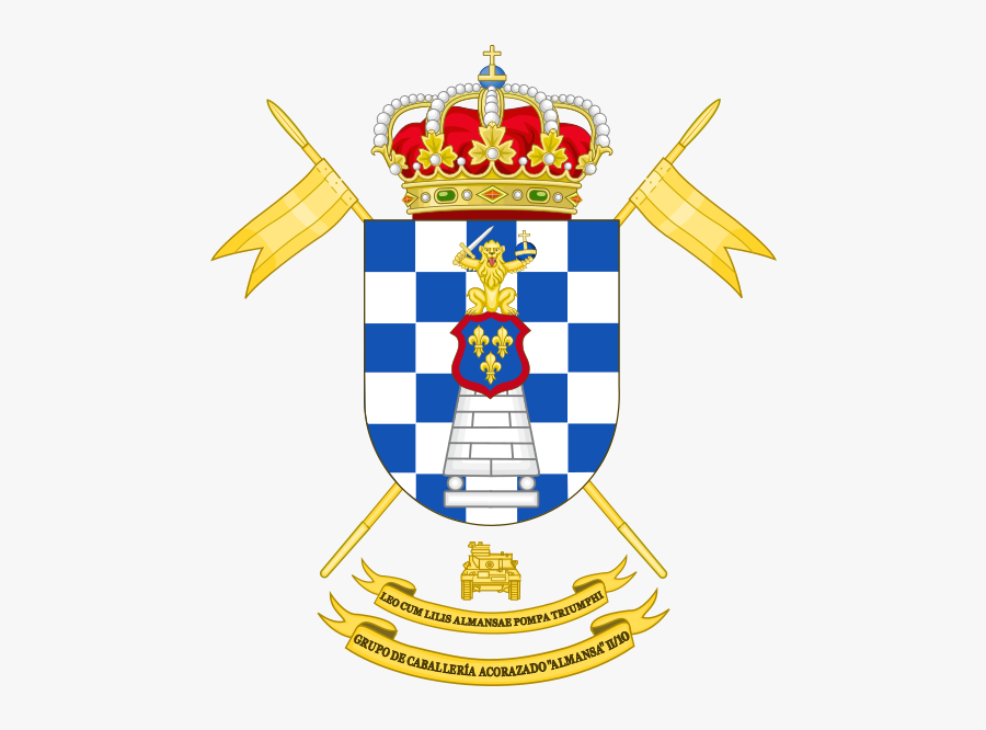 Coat Of Arms Of The Armoured Cavalry Group Almansa - Coat Of Arms Light Symbol, Transparent Clipart