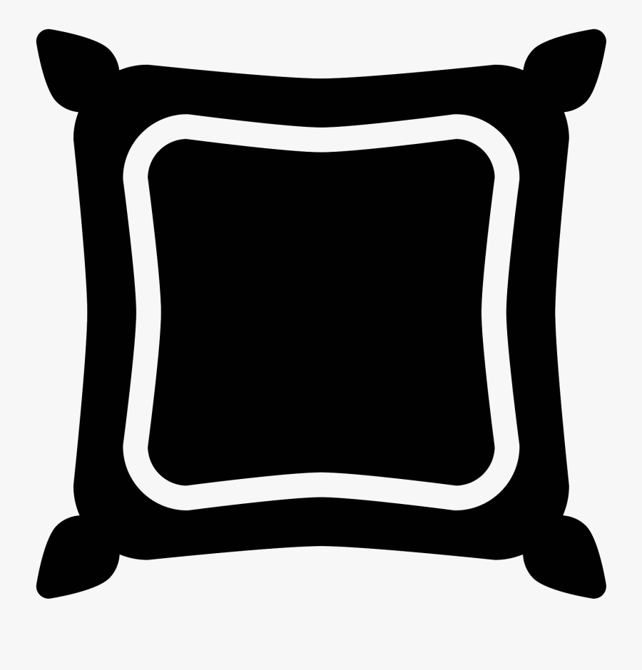 Cushion Filled Icon - Table, Transparent Clipart