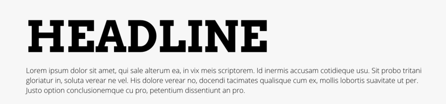 Clip Art Font Pairing For Designers - Slab Serif Font Combinations, Transparent Clipart