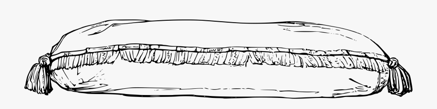 Cushion Pillow Clip Art - Long Pillow Clip Art, Transparent Clipart