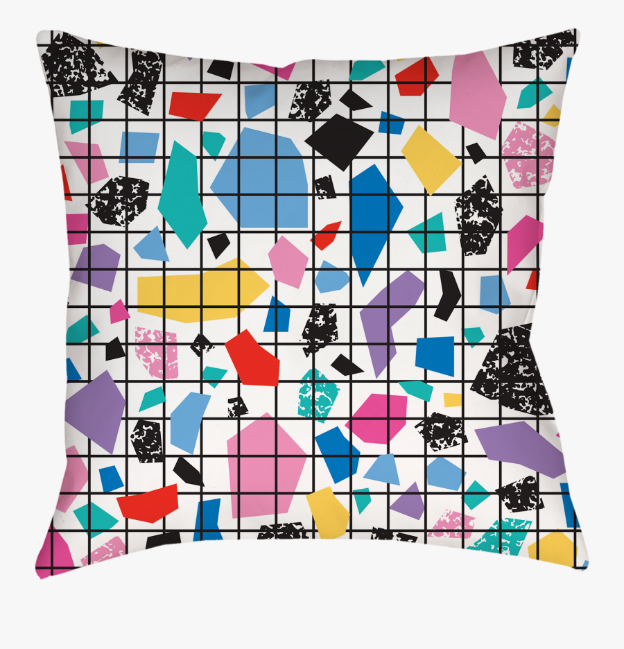 Transparent 90s Pattern Png - Cushion, Transparent Clipart