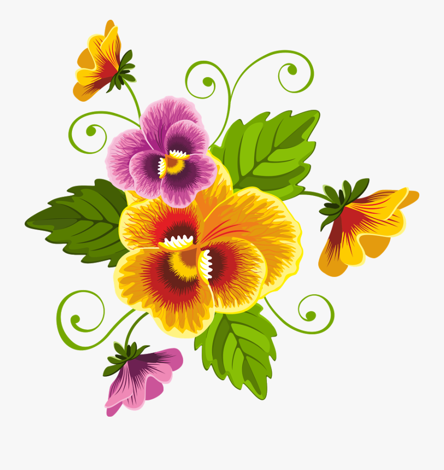 Pin By Jacky On Pintar Decoupage, Clip Art - Beautiful Flowers Transparent, Transparent Clipart