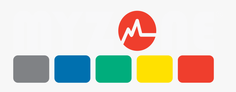 Basic Company Logo Full Color, White Text - Myzone White Logo, Transparent Clipart