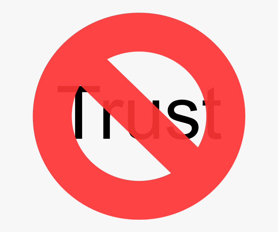 Distrust - Not Negative, Transparent Clipart