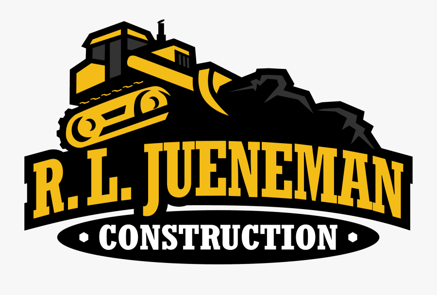 Jueneman Construction - Heavy Contractor Logo, Transparent Clipart